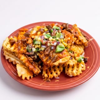 Carne Asada Waffle Fries