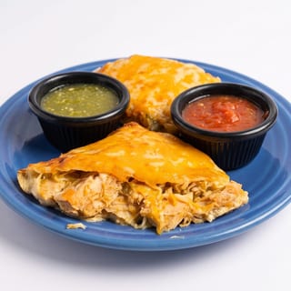 Green Chile Chicken Quesadilla