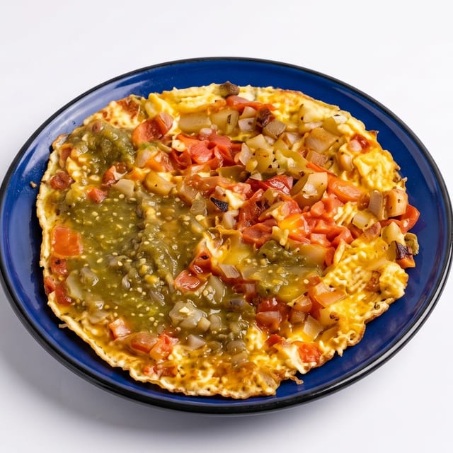 Green Chile Cheese Crisp.